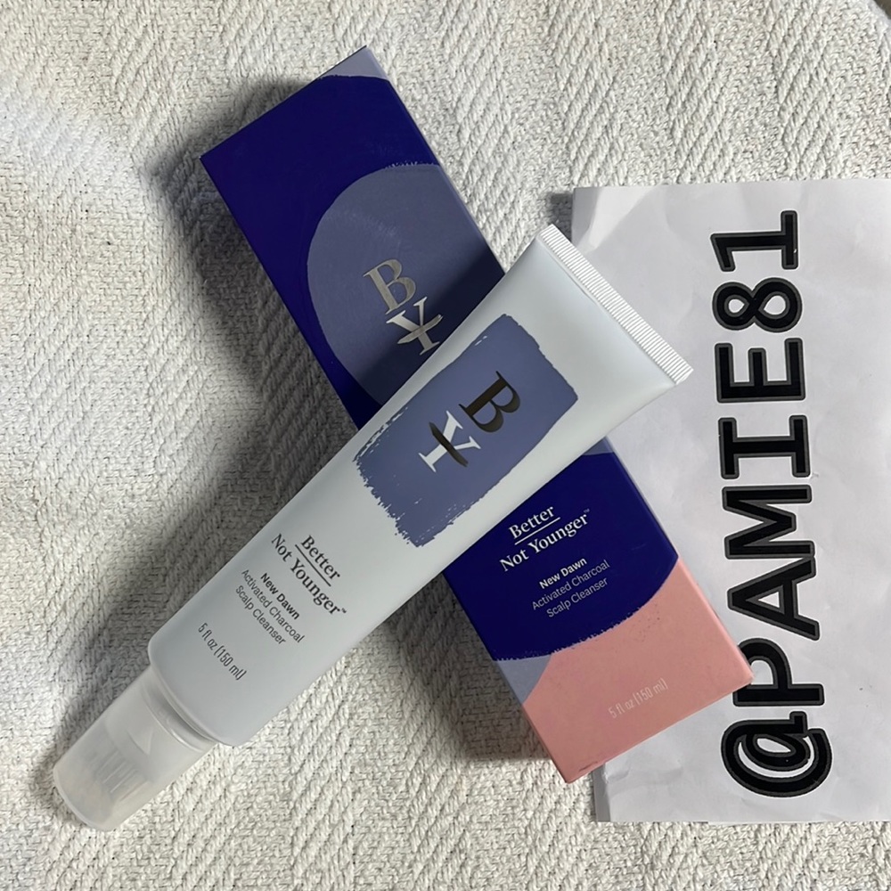 BETTER NOT YOUNGER new dawn activated charcoal scalp cleanser